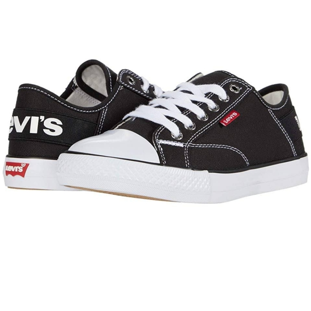 LEVI'S BLACK AND WHITE SNEAKERS NWT out of box